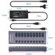 Adquiere tu Hub USB 3.0 de 10 Puertos Netcom Con Switch Independiente en nuestra tienda informática online o revisa más modelos en nuestro catálogo de Hubs USB Netcom