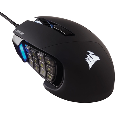 Adquiere tu Mouse Gamer Corsair Scimitar Elite RGB 18,000 DPI USB en nuestra tienda informática online o revisa más modelos en nuestro catálogo de Mouse Gamer USB Corsair