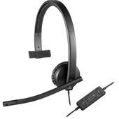 Auriculares Con Micrófono Logitech H570E Mono USB Negro