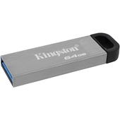 Memoria USB Kingston DataTraveler Kyson 64GB 3.2 Gen1 Plata