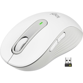 Mouse Inalámbrico Logitech Signature M650 Bluetooth USB Blanco