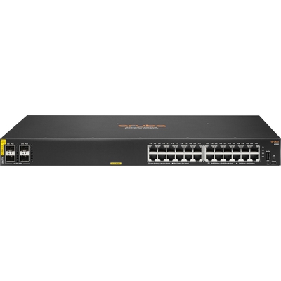 Adquiere tu Switch HPE Aruba 6100 24 Puertos PoE+ 370W Gestionado en nuestra tienda informática online o revisa más modelos en nuestro catálogo de Switch de distribución Aruba Networks