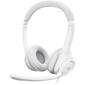 Auricular Con Micrófono Logitech H390 USB Blanco