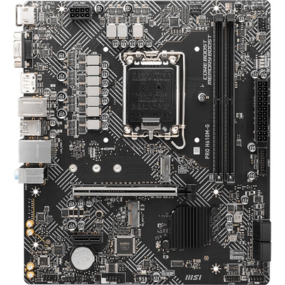 Adquiere tu Placa MSI PRO H610M-G Intel H610 LGA1700 HDMI DP en nuestra tienda informática online o revisa más modelos en nuestro catálogo de Placas Madre MSI 