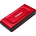 Disco Externo Sólido Kingston XS1000 2TB USB 3.2 Tipo-C Rojo