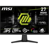 Monitor Plano MSI MAG-275QF 27" WQHD 180Hz 0.5 ms HDMI DP