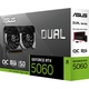 Adquiere tu Tarjeta De Video ASUS DUAL-RTX5060-O8G 8GB GDDR7 en nuestra tienda informática online o revisa más modelos en nuestro catálogo de Tarjetas de Video Asus