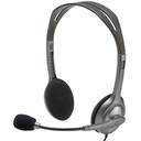 Auriculares Con Micrófono Logitech H111 Silver Plug 3.5mm