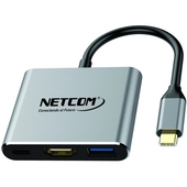 Adaptador USB C a HDMI USB 3.0 y PD100W Netcom 4K 60Hz