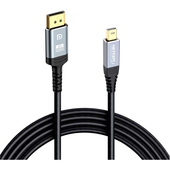 Cable Mini DisplayPort a Displayport Netcom UHD 4K 1.80 mts