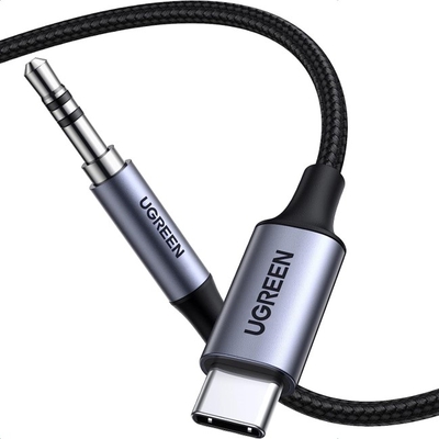 Adquiere tu Cable De Audio USB C a 3.5mm Macho Ugreen De 1 Metro en nuestra tienda informática online o revisa más modelos en nuestro catálogo de Cables de Audio Ugreen