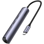 Adaptador 5 en 1 USB C a USB-A/C PD100W HDMI RJ45 Ugreen