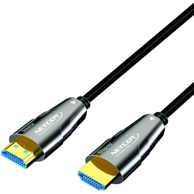 Adquiere tu Cable HDMI de Fibra Optica Netcom UHD 8K v2.1 de 10 Metros en nuestra tienda informática online o revisa más modelos en nuestro catálogo de Cables de Video Netcom