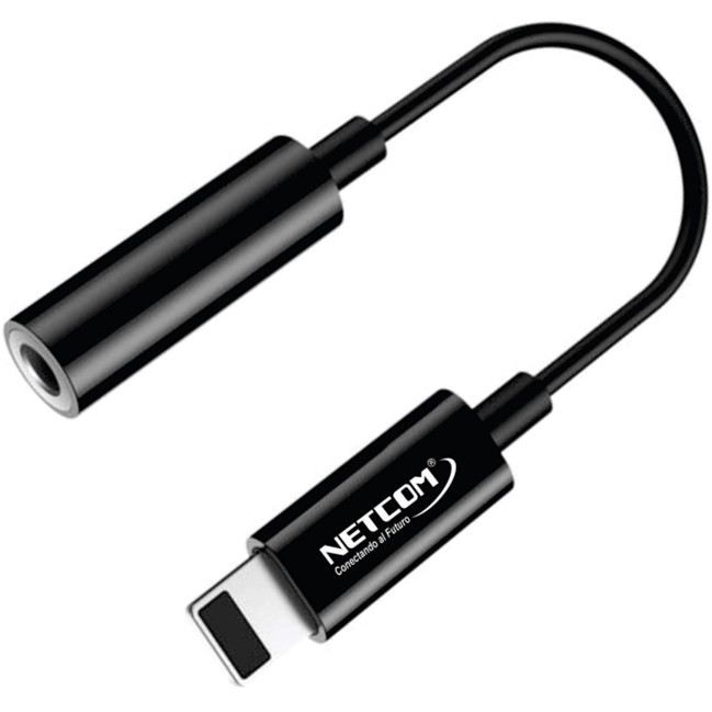 Adaptador De Audio Lightning a 3.5mm 1 Canal Netcom