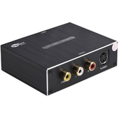 Mini Convertidor HDMI a RCA + S-Video Trautech