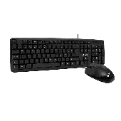 Kit Teclado y Mouse Teros TE-4062N USB Color Negro