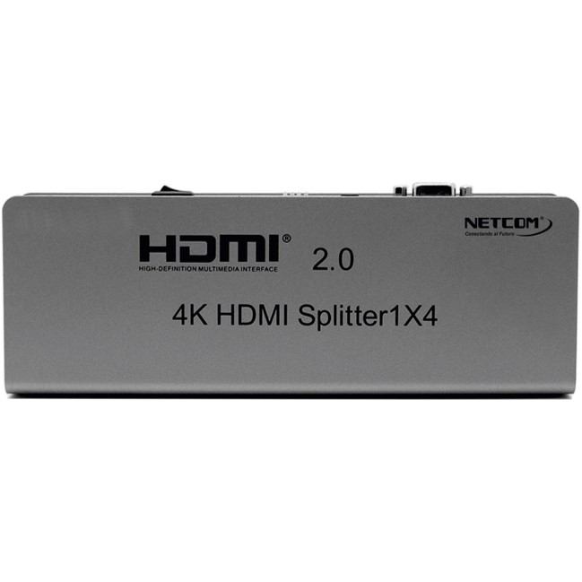 Conmutador HDMI 3x1 Netcom v2 V2.0 UHD 4K 60Hz