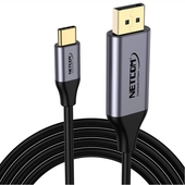 Cable USB C a DisplayPort Netcom De 1.8 Metros 4K 60Hz