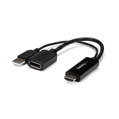 Adquiere tu Adaptador HDMI a DisplayPort 4K Con Alimentación USB StarTech en nuestra tienda informática online o revisa más modelos en nuestro catálogo de Adaptadores y Cables StarTech