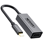 Adaptador USB C a VGA Netcom 2K 60Hz Silver