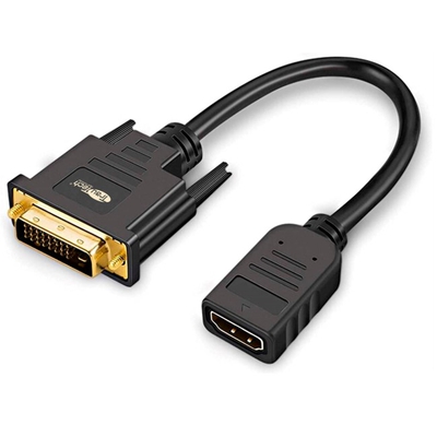Adquiere tu Adaptador DVI-D 24+1 a HDMI TrauTech Bidireccional en nuestra tienda informática online o revisa más modelos en nuestro catálogo de Adaptador Convertidor TrauTech