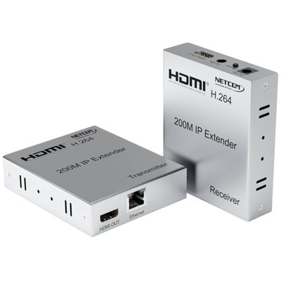 Adquiere tu Extensor HDMI TCP/IP Vía Ethernet Netcom Hasta 200 Metros en nuestra tienda informática online o revisa más modelos en nuestro catálogo de Adaptadores Extensores Netcom