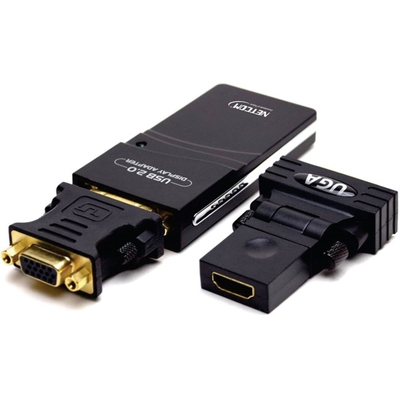 Adquiere tu Adaptador Multipuertos USB 2.0 a HDMI VGA y DVI Netcom en nuestra tienda informática online o revisa más modelos en nuestro catálogo de Adaptadores Convertidores Netcom