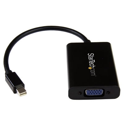 Adquiere tu Adaptador Mini DisplayPort a VGA Con Audio StarTech Color Negro en nuestra tienda informática online o revisa más modelos en nuestro catálogo de Adaptadores y Cables StarTech