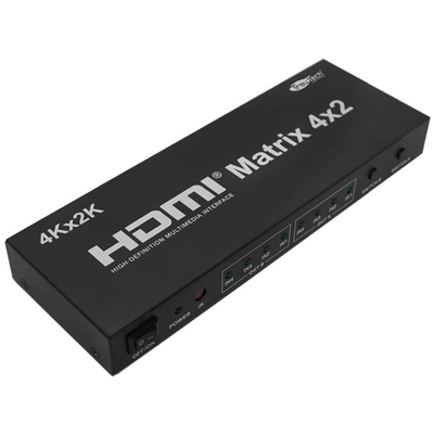 Adquiere tu Splitter Switch Matrix HDMI 4x2 TrauTech 4K 30Hz en nuestra tienda informática online o revisa más modelos en nuestro catálogo de Splitters y Conmutadores TrauTech