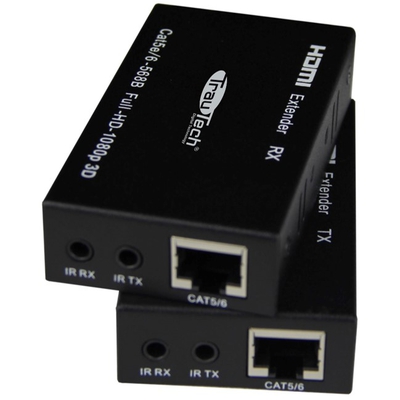Adquiere tu Extensor Activo HDMI Vía 1 Ethernet TrauTech 60mts en nuestra tienda informática online o revisa más modelos en nuestro catálogo de Adaptadores Extensores TrauTech