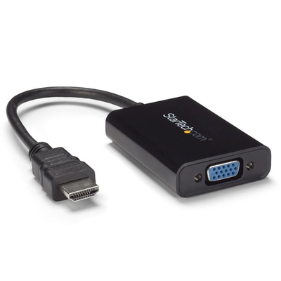 Adquiere tu Adaptador HDMI a VGA Hembra Con Audio StarTech Color Negro en nuestra tienda informática online o revisa más modelos en nuestro catálogo de Adaptador Convertidor StarTech