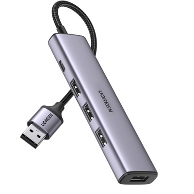 Adquiere tu Hub USB-A De 3 Puertos USB-A 3.0 y 1 Power USB-C Ugreen en nuestra tienda informática online o revisa más modelos en nuestro catálogo de Hubs USB Ugreen