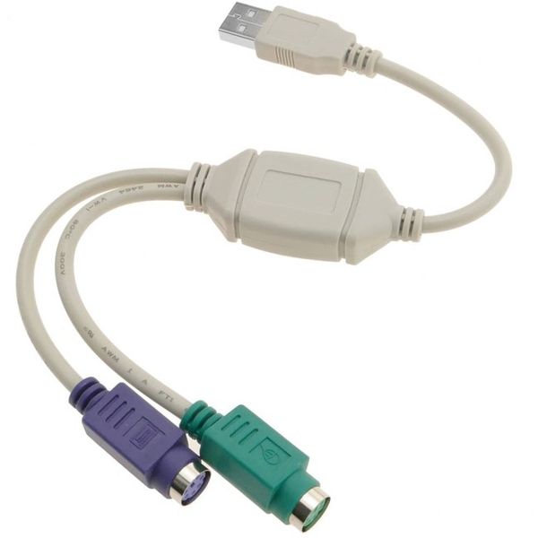 Cable USB a PS2 Para Teclado y Mouse Trautech