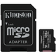 Adquiere tu Memoria MicroSD 128GB Kingston Clase 10 Con Adaptador SD en nuestra tienda informática online o revisa más modelos en nuestro catálogo de Memorias Flash Kingston