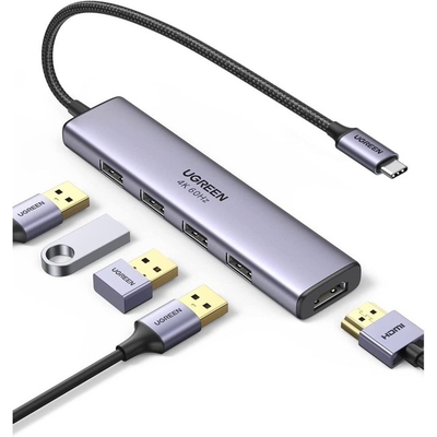 Adquiere tu Hub USB C Con Puertos USB-A 3.0 y HDMI Ugreen en nuestra tienda informática online o revisa más modelos en nuestro catálogo de Hubs USB Ugreen