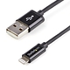 Adquiere tu Cable Lightning a USB A 2.0 StarTech De 2 Metros Negro en nuestra tienda informática online o revisa más modelos en nuestro catálogo de Cables de Datos y Carga StarTech