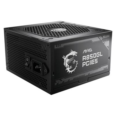 Adquiere tu Fuente Modular MSI MAG A850GL PCIE5 850W 80 PLUS Gold ATX en nuestra tienda informática online o revisa más modelos en nuestro catálogo de Fuentes de Poder MSI 