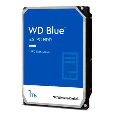 Adquiere tu Disco Duro 3.5" Western Digital Blue 1TB SATA 3 5400RPM 64MB en nuestra tienda informática online o revisa más modelos en nuestro catálogo de Discos Duros 3.5" Western Digital