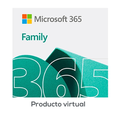 Adquiere tu Microsoft 365 Family Licencia ESD 1 año en nuestra tienda informática online o revisa más modelos en nuestro catálogo de Microsoft Office Microsoft