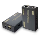 Extensor Activo HDMI Vía Ethernet Netcom Cat5E/6/7 100 Metros
