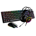 Kit Teclado Mouse y Auriculares Gamer Antryx GC-3100 X3 Black