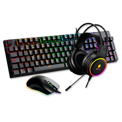 Adquiere tu Kit Teclado Mouse y Auriculares Gamer Antryx GC-3100 X3 Black en nuestra tienda informática online o revisa más modelos en nuestro catálogo de Teclados y Mouse Gamer Antryx
