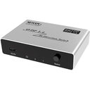 Conmutador Splitter 2 en 1 DisplayPort Netcom Bidireccional