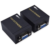 Extensor VGA Vía Ethernet Transmisor y Receptor TrauTech 60mts