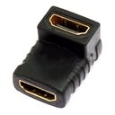 Adaptador Empalme HDMI Hembra a HDMI Hembra Tipo L Trautech