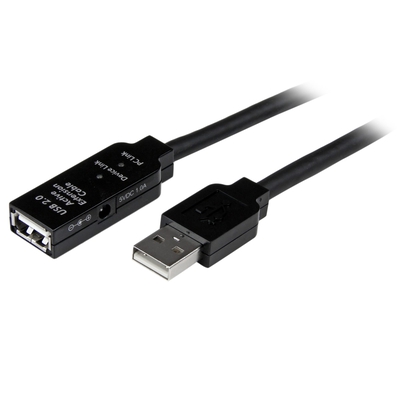 Adquiere tu Cable Extensor USB 2.0 StarTech De 25 metros Con Adaptador AC en nuestra tienda informática online o revisa más modelos en nuestro catálogo de Cables Extensores USB StarTech