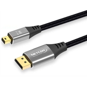 Cable Mini DisplayPort a DisplayPort Netcom UHD 8K De 1.80 Metros