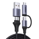Adquiere tu Cable USB Multipuertos USB-C MicroUSB USB 3.0 Ugreen en nuestra tienda informática online o revisa más modelos en nuestro catálogo de Adaptadores y Cables UGreen