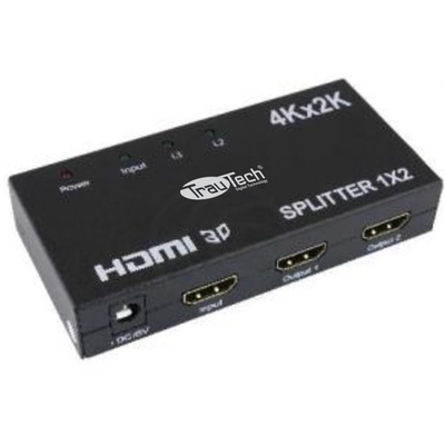 Adquiere tu Splitter HDMI 1x2 TrauTech 4K 30Hz en nuestra tienda informática online o revisa más modelos en nuestro catálogo de Splitters y Conmutadores TrauTech