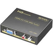 Convertidor HDMI a VGA Con Audio RCA Netcom Full HD 60Hz